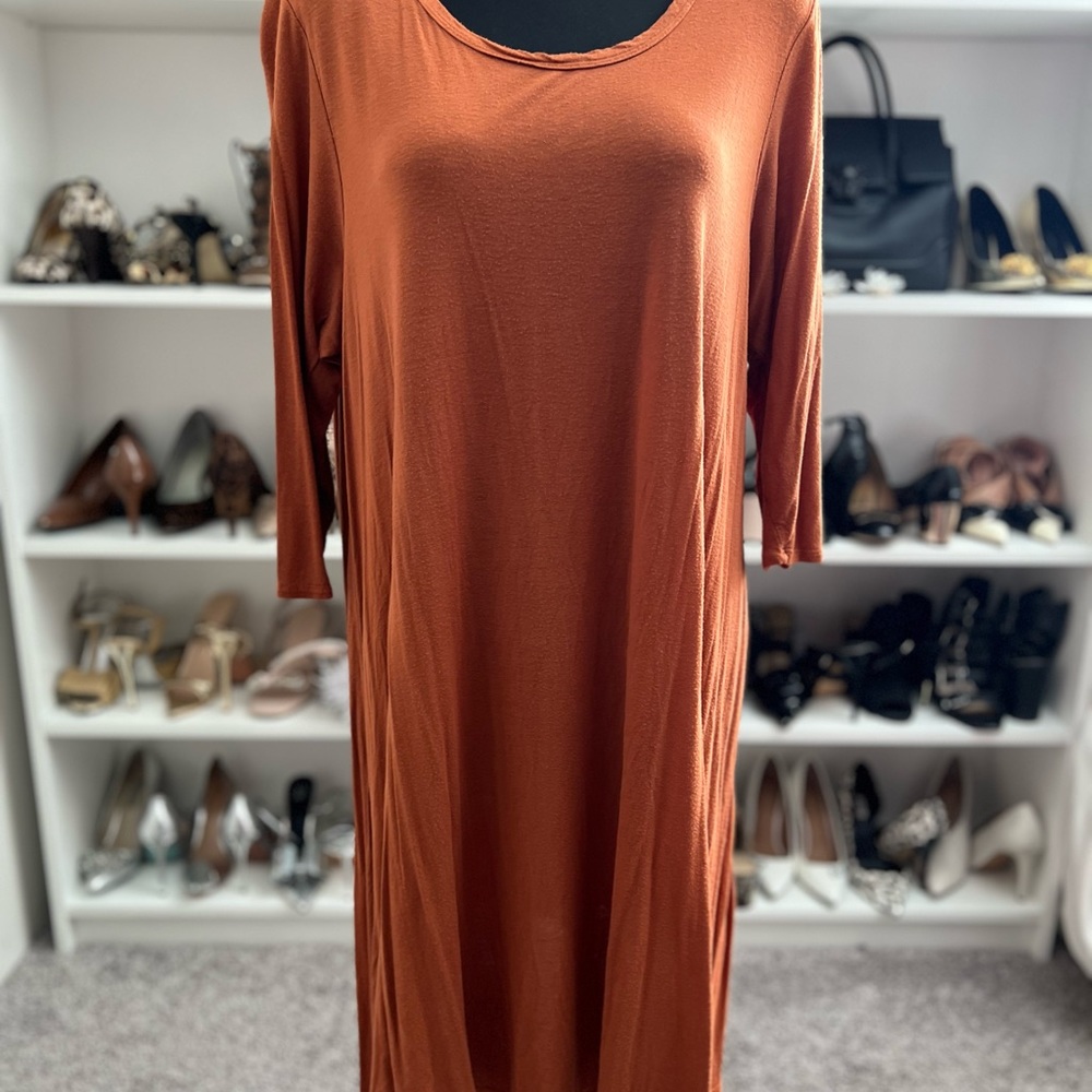 Pinc Orange Dress